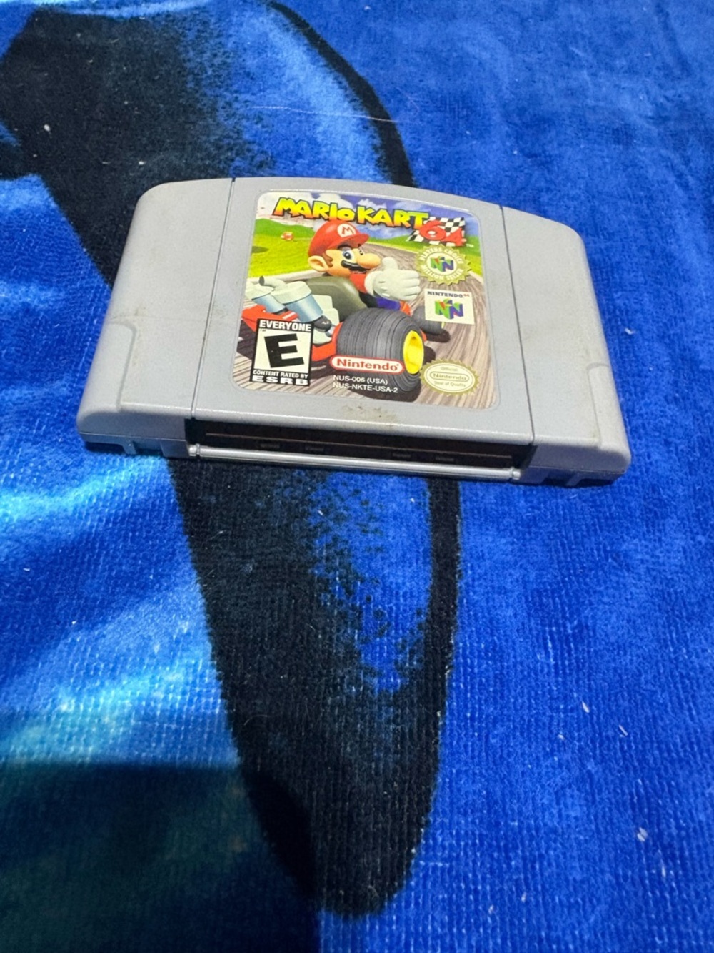 Nintendo Mario Kart 64 Cartridge - Gray with Multicolor Label